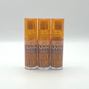 NYX Duck Plump Lip Gloss Brown of Applause 05 Extreme Plumping Gloss Lot of 3